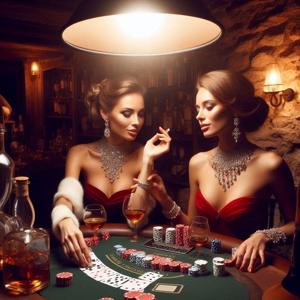 Live dealer in multi-camera studio setting